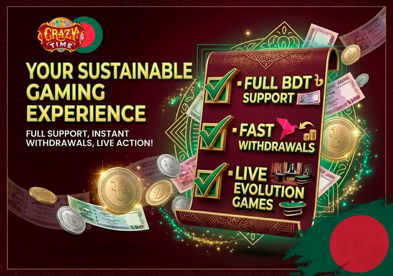Checklist for choosing trusted Crazy Time casinos with BDT support and fast cashout